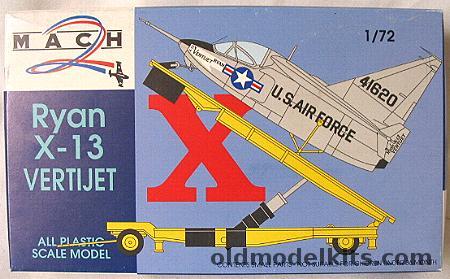 Mach 2 1/72 Ryan X-13 Vertijet with Platform - Bagged, MC 0021 plastic model kit